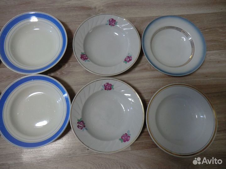 Тарелки суповые СССР 10шт.-дулево.богданович