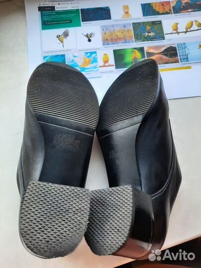 Туфли 37р со шнуровкой
