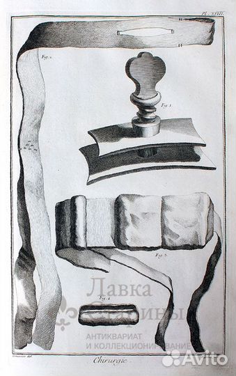 Старинная гравюра «Хирургия» - 7