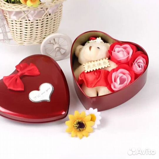 Мыльные розы. Подарочный набор