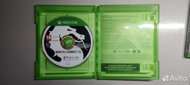Диски на xbox one Mortal Kombat xl
