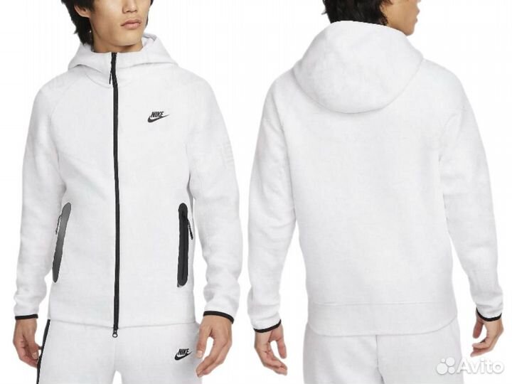 Зип Худи (толстовка/кофта) утепленная Nike tech fl