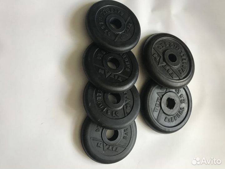 Диски для гантелей Barbell 1,5 / 2,5 кг