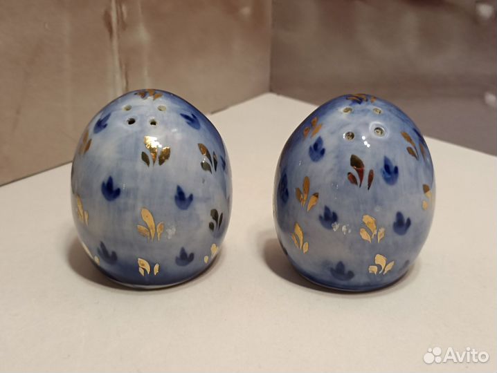 Гжель, Ёжики. Соль и перец