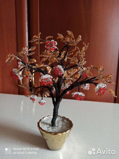 Дерево из бисера (бонсай)