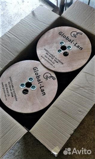 Кабель Коаксиальный квк-2П/2В 2х0.75 медь 200м