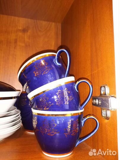 Столовый сервиз cobalt СССР