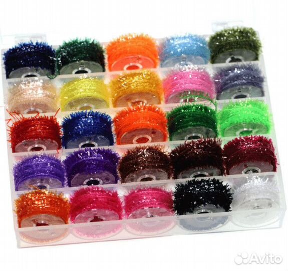 Набор нить синель