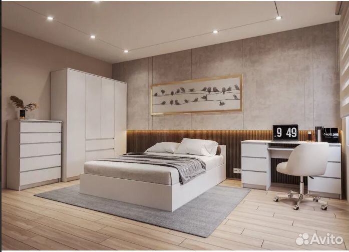 Мебель для спальни белая