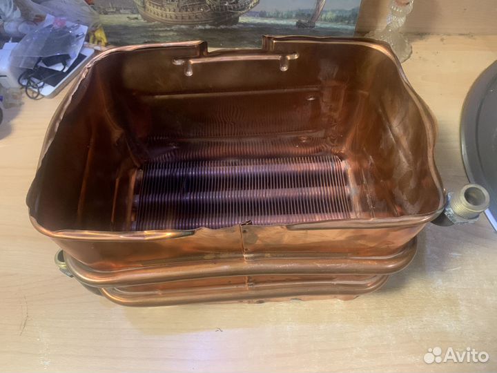 Теплообменик газовой колонки Нева Люкс Б/у 1мес