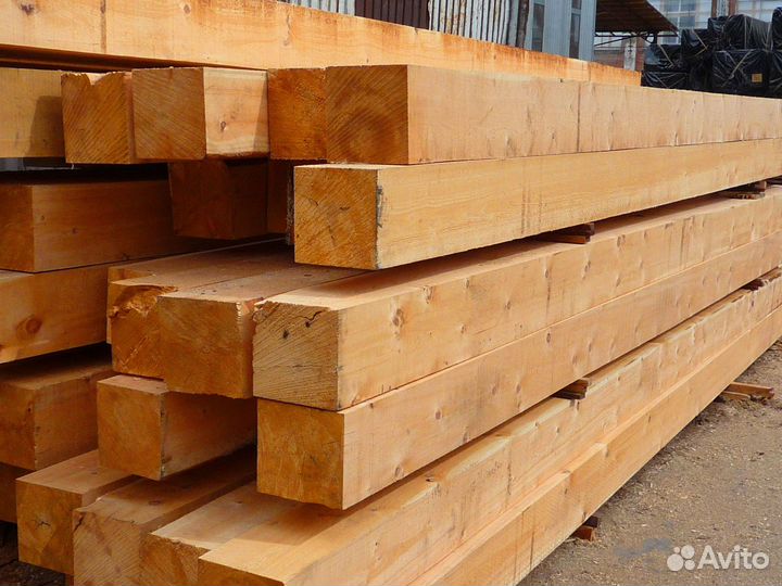 Брус от производителя 150х150мм, 1-2сорт, гост