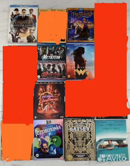 Коллекция фильмов на bluray