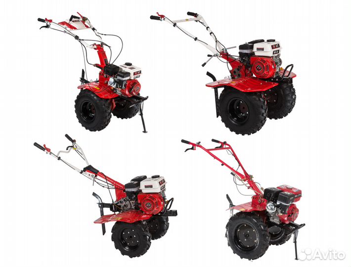 Мотоблок бензиновый brait-135GEE (17л.с)