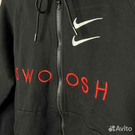 Зип худи nike double swoosh размер S