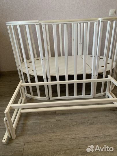 Овальная кровать 7 в 1