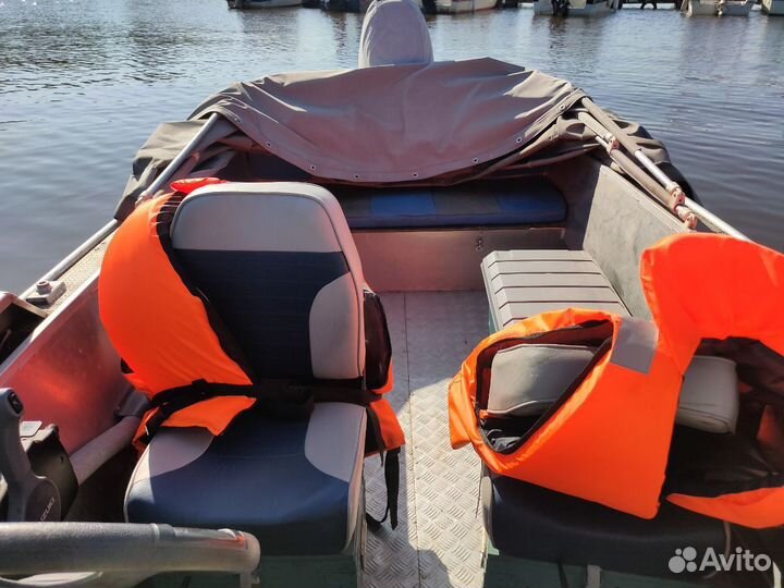 Продам алюминиевую лодку Windboat 47 с плм Suzuki