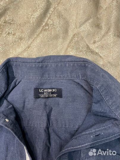 Рубашка на мальчика 122-128