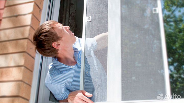 Москитные сетки с установкой на окна пвх