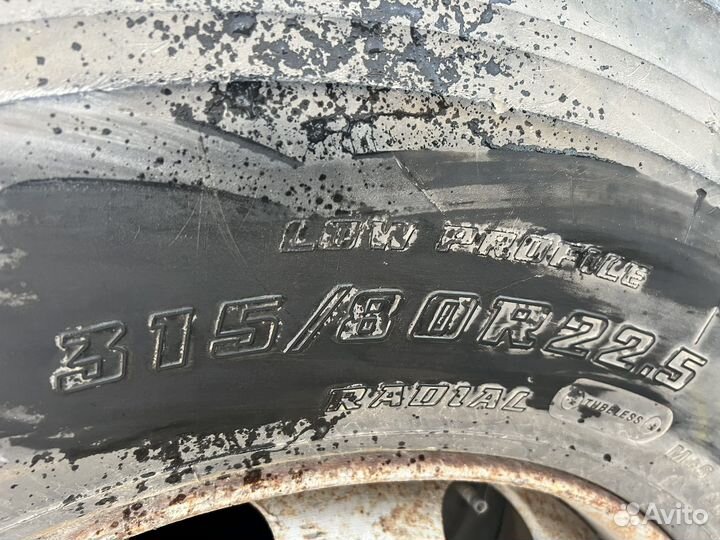 Шины 315 80 22 5 бу bridgestone