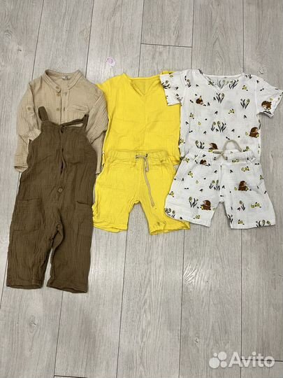 На доставке Комплект одежды из муслина 86-92
