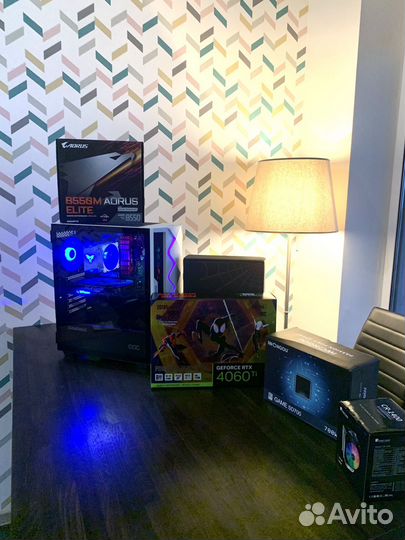 Компьютер пк rtx 4060ti Ryzen 7 3700x, 32gb, 2Tb