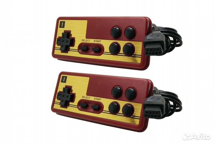 Джойстики 8 bit для Dendy c узким разъёмом (два)