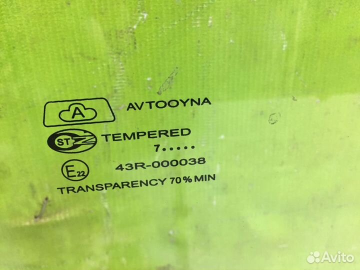 Стекло двери форточка Daewoo Matiz