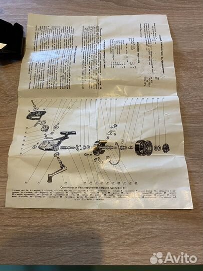 Катушка для спиннинга СССР