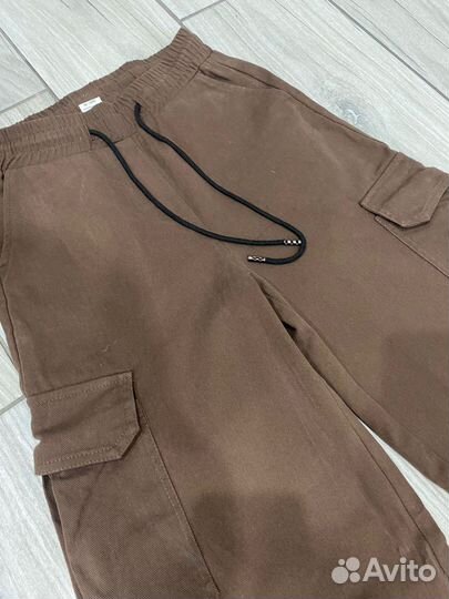 Широкие карго брюки