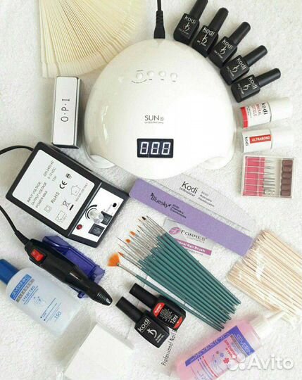 Набор проф с лампой и аппаратом для маникюра и пед