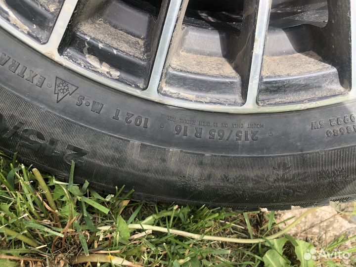 Колеса в сборе continental 215 65 r16 зима