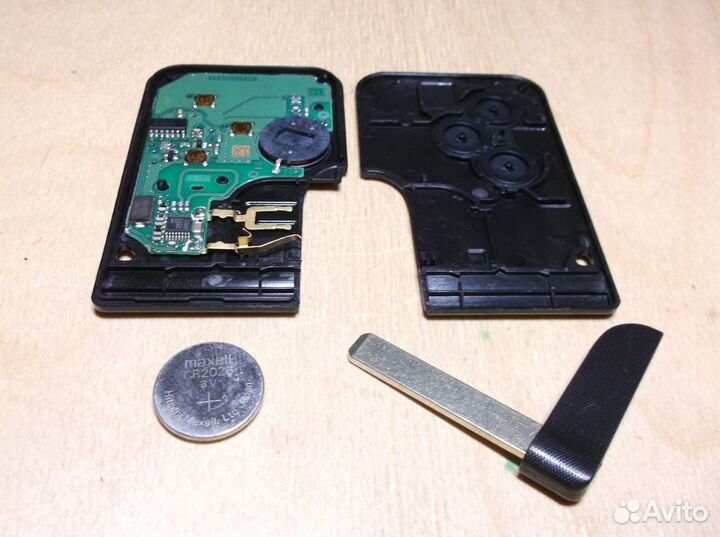 Чип карта Renault Megane 2 3 кнопки