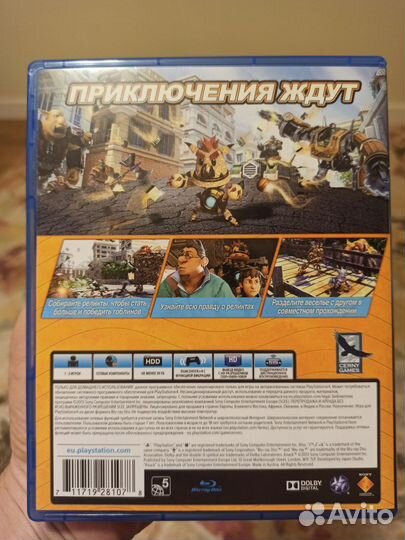 Knack ps4 диск