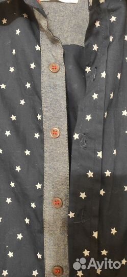 Рубашка новогодняя для мальчика 110-116