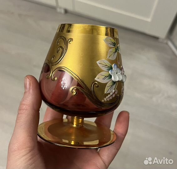 Коньячные бокалы винтажные 6 шт