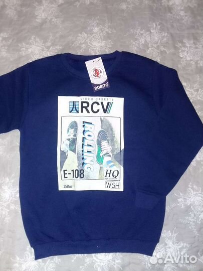 Толстовка кофта теплая 158