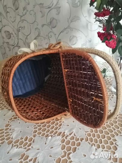 Корзина плетёная для пикника