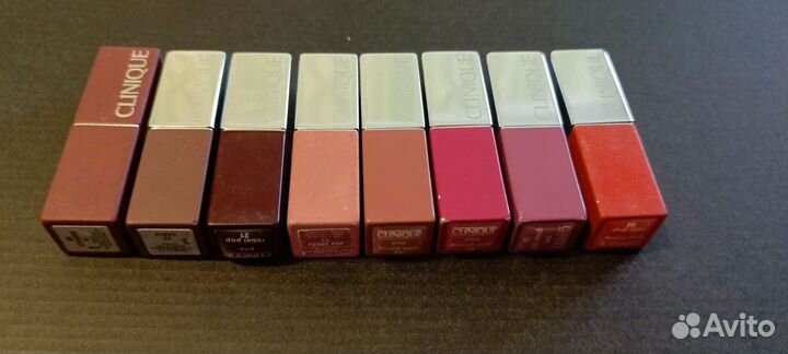 Армани, Живанши, Клиник, губная помада и блески