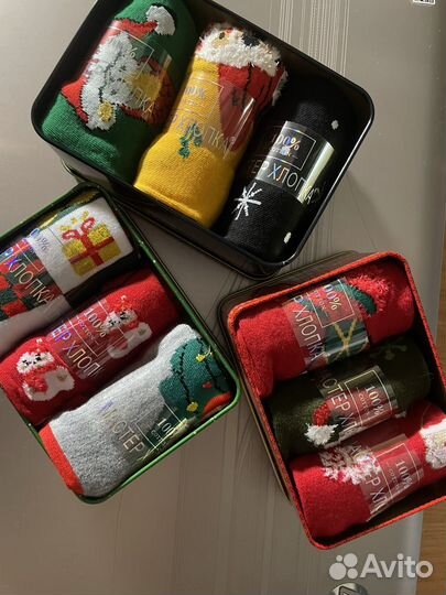 Носки подарочные новогодние