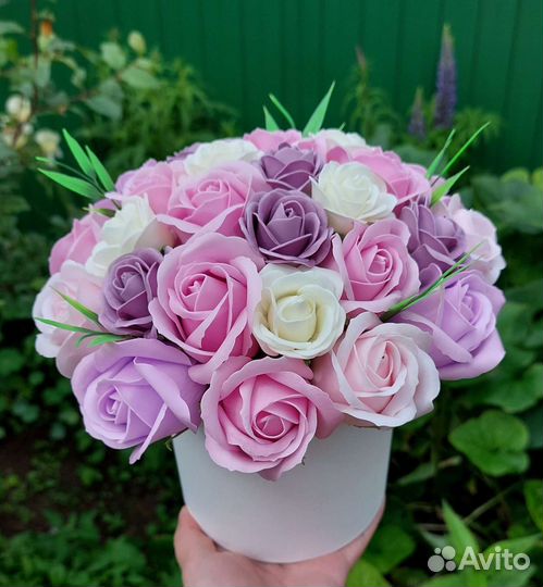 Цветы из мыла