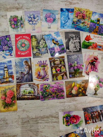 Открытки новые. Очень много разных