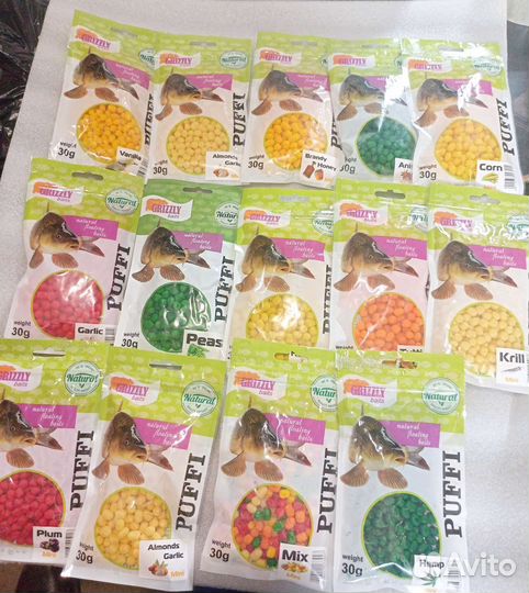 Уловистая приманка, насадки пуффи, puffi