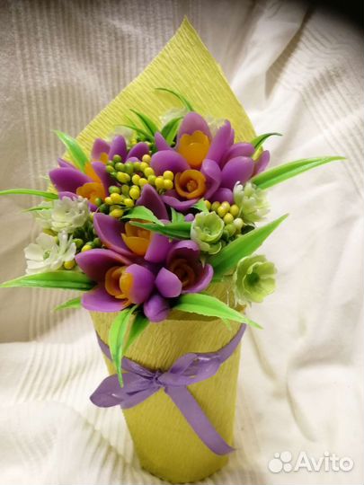 Букет из мыла