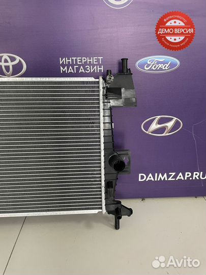 Радиатор охлаждения Ford focus 3 пластинчатый
