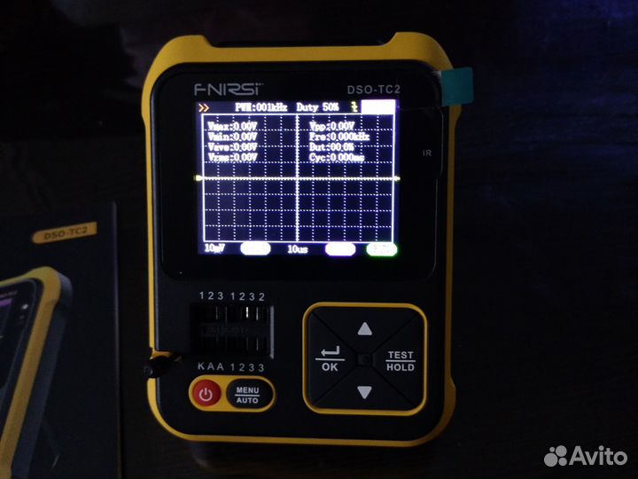 Транзистор тестер/осциллоскоп 2в1