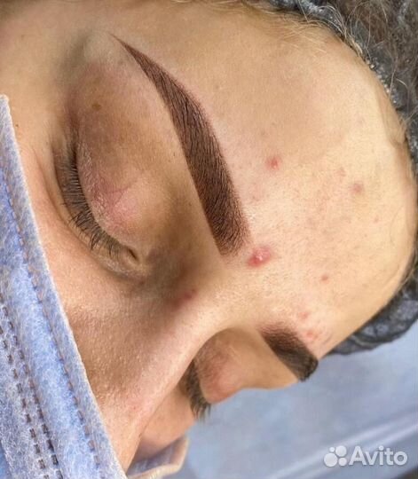 Перманентный макияж татуаж брови губы стрелки