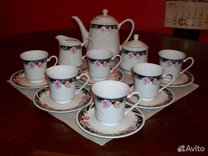 Сервиз чайный, старый Китай 60-е гг, винтаж