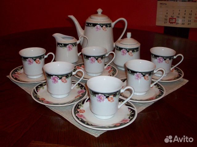 Сервиз чайный, старый Китай 60-е гг, винтаж