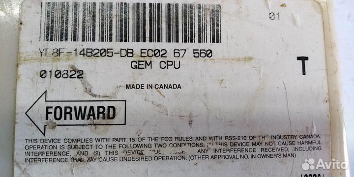 Эбу Mazda Tribute 01-07г