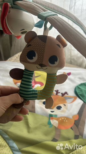 Развивающий коврик tiny love + мобиль tiny love